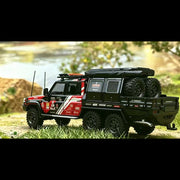 *PRE-ORDER* Land Cruiser LC79Double Cabin, 6x6 Off-Load Light Pickup, 1:64 Scale (Red Livery) — image 2