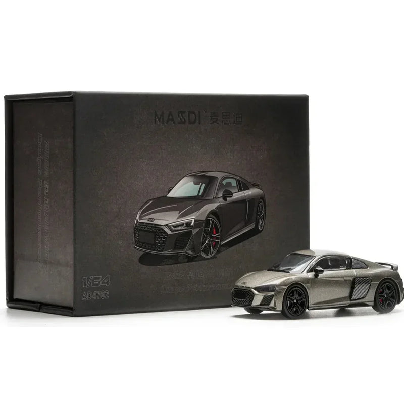 AUDI R8 V10 Coupe Performance 2022, 1:64 Scale (Grey) — image 1