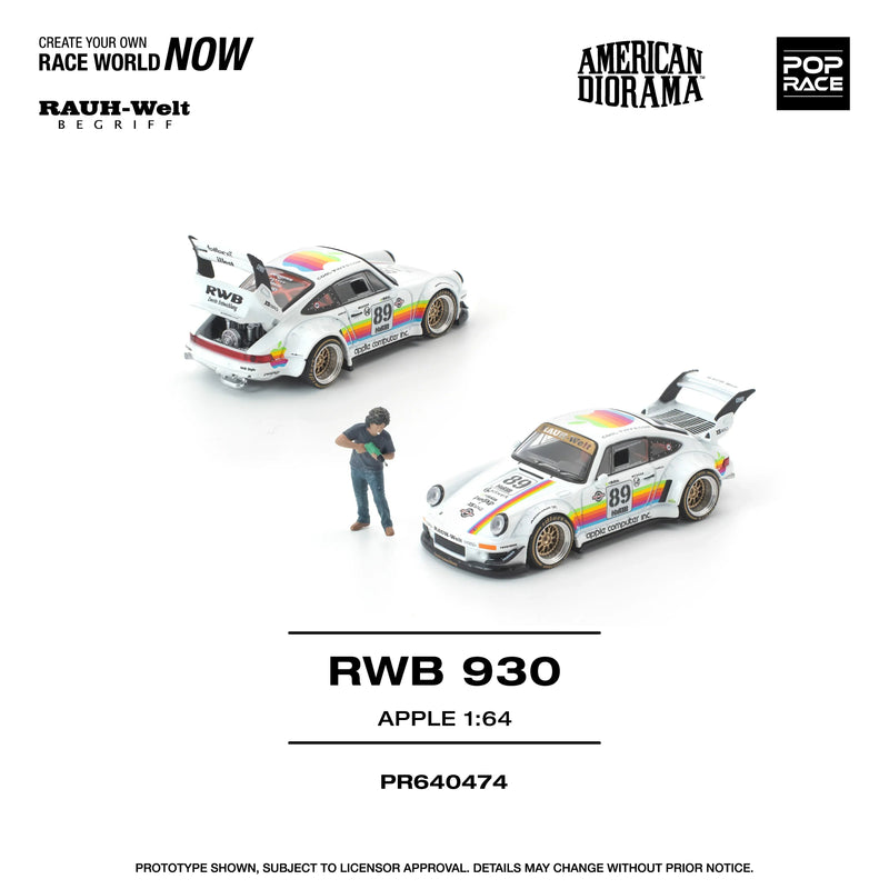 *PRE-ORDER* RWB 930 Apple With Figure, 1:64 Scale — image 2