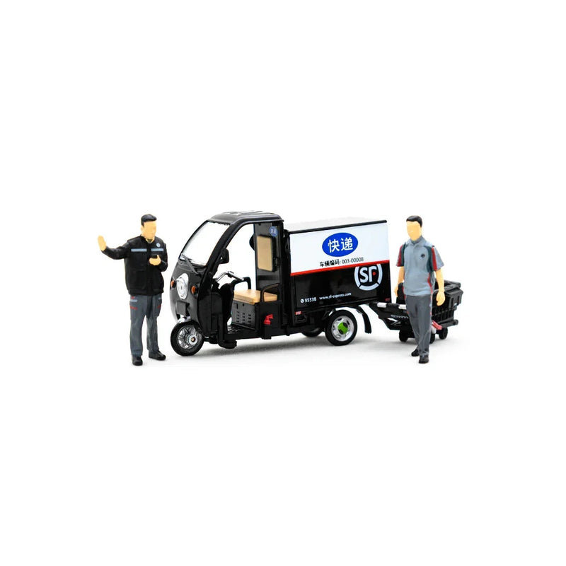 SF Express Tricycle (Covered) Set (Vehicle + Figure), 1:43 Scale — image 2