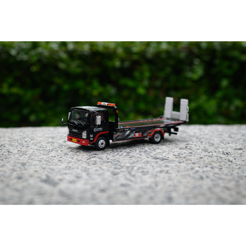 CN27 Diecast - Isuzu N Series SF Express Flatbed Trailer, 1:64 Scale (2023) — image 2