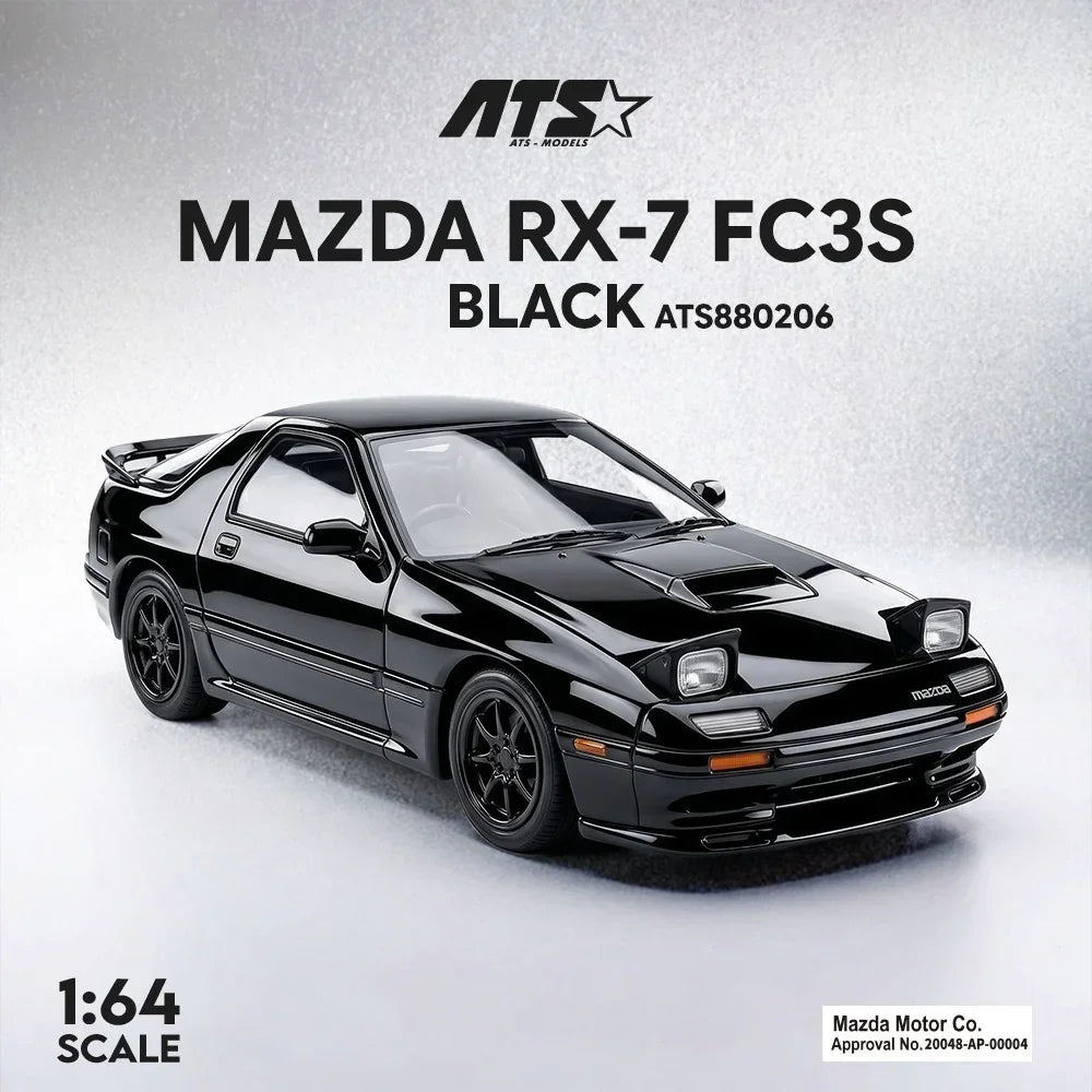 Mazda RX-7 FC3S, 1:64 Scale (Black) — image 1