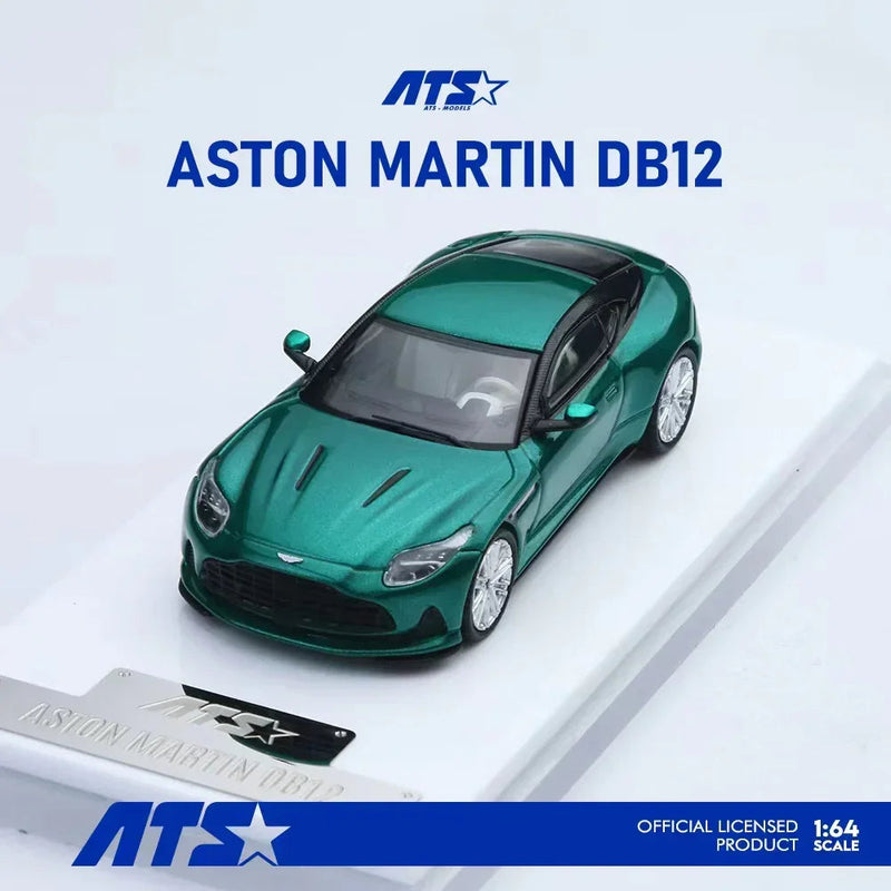Aston Martin DB12, 1:64 Scale (Metallic Green) — image 1
