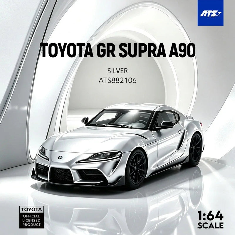 *PRE-ORDER* Toyota GR SUPRA A90, 1:64 Scale (Silver) — image 1