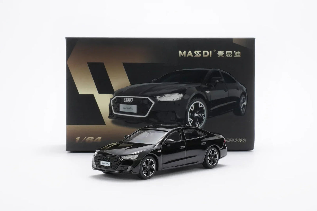 AUDI A7L 2022, 1:64 Scale (Black) — image 1