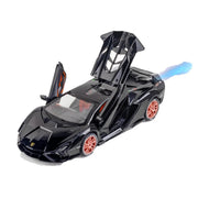Lamborghini Lightning - Light, Sound with Openable Doors, 1:24 Scale (Black) — image 2