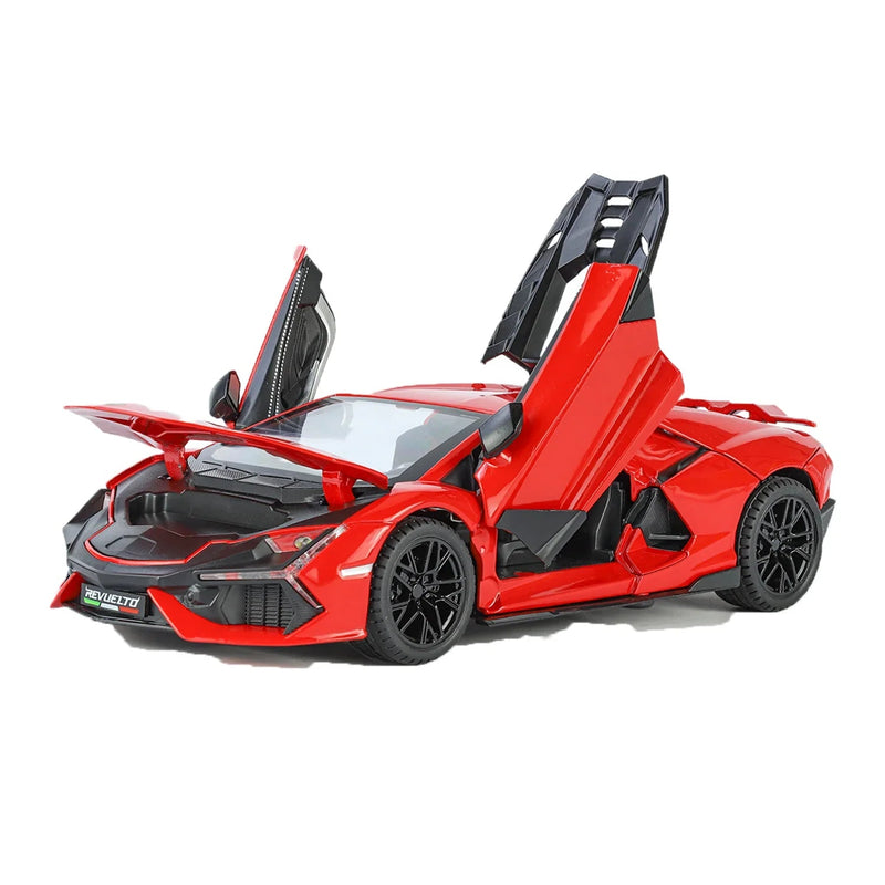 Lamborghini Daniel Street - Light, Sound with Openable Doors, 1:24 Scale (Red) — image 2
