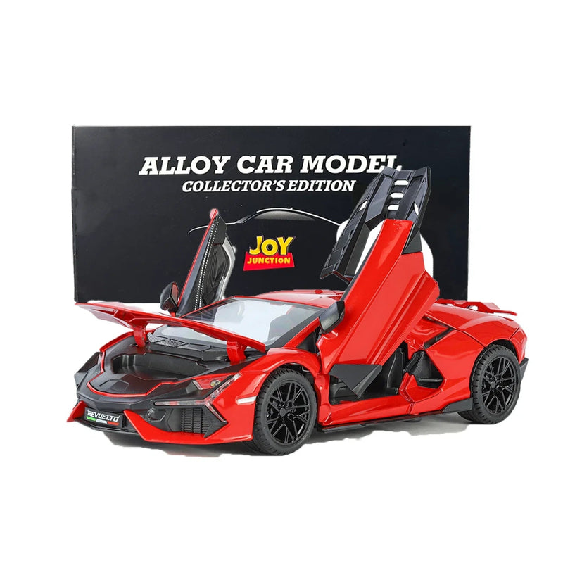 Lamborghini Daniel Street - Light, Sound with Openable Doors, 1:24 Scale (Red) — image 1