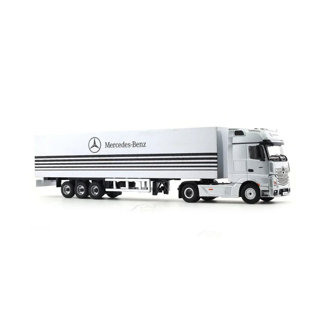 Mercedes-Benz Actros Container Truck Classic Edition, 1:64 Scale (Silver) — image 5