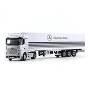 Mercedes-Benz Actros Container Truck Classic Edition, 1:64 Scale (Silver) — image 1