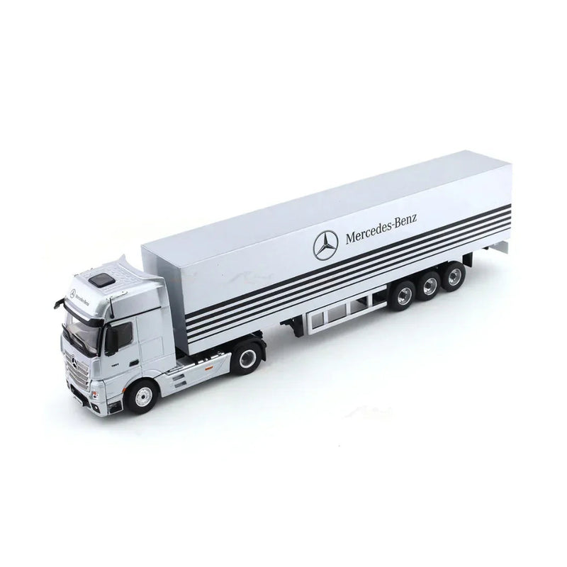 Mercedes-Benz Actros Container Truck Classic Edition, 1:64 Scale (Silver) — image 2
