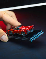 Ferrari F80 Rosso Supercar, 1:64 Scale — image 7