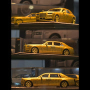 Rolls Royce Phantom EWB (Extended Wheelbase) (Ice Crack Gold), 1:64 Scale — image 1