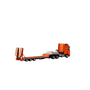 Mercedes-Benz - Flatbed Transport Trailer, 1:64 Scale (Orange) — image 5