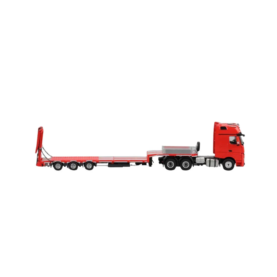 Mercedes-Benz - Flatbed Hauler Trailer, 1:64 Scale (Red) — image 5