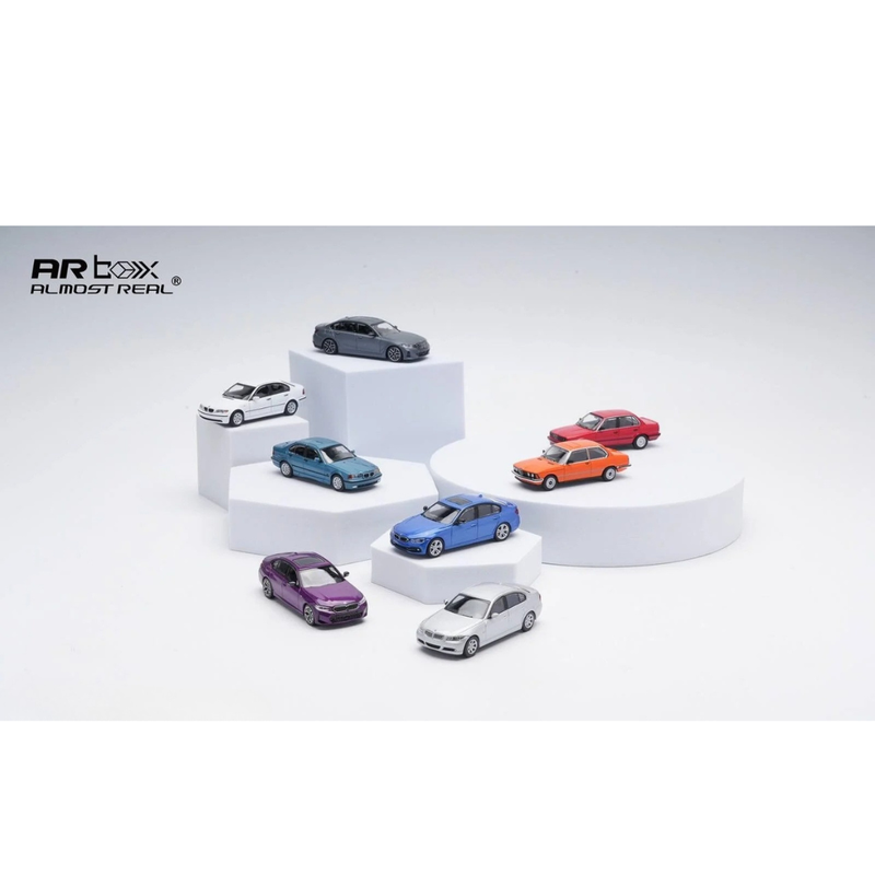 50 Years of the BMW 3 Series 1:64 Miniature Collection (8 Cars Set), 1:64 Scale — image 1