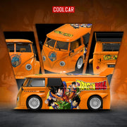 *PRE-ORDER* Volkswagen T1 Dragon Ball Painted, 1:64 Scale (Orange) — image 1