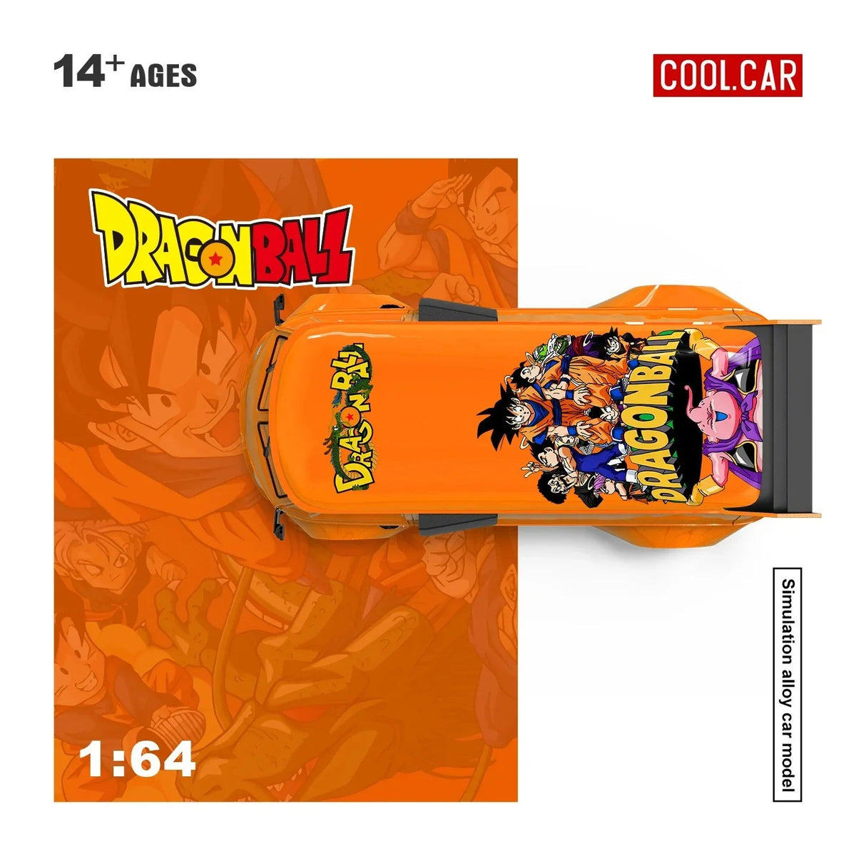 *PRE-ORDER* Volkswagen T1 Dragon Ball Painted, 1:64 Scale (Orange) — image 4