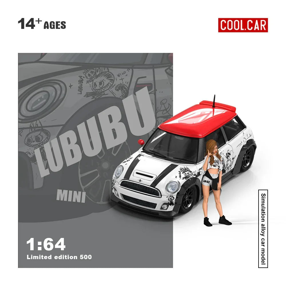 CC-BMW Mini Cooper-LUBUBU-Figure Version, 1:64 Scale — image 1