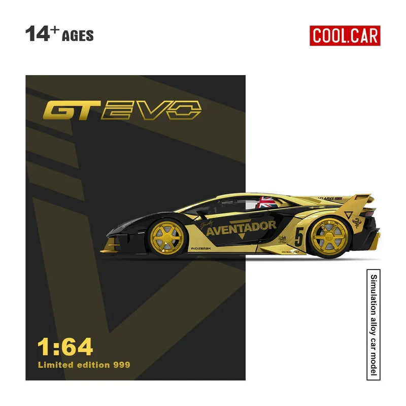 Lamborghini GTEVO-V5 black and Gold Livery(Limited to 999), 1:64 Scale — image 2