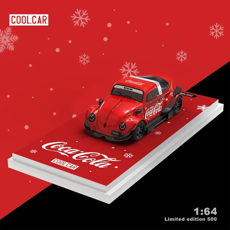 Cool Car-Beetle Christmas Coca-Cola(Limited Edition 500), 1:64 Scale — image 1