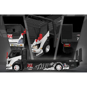 CC-H300 Flatbed Transport Trailer – Dinoco No. 77, 1:64 Scale — image 1