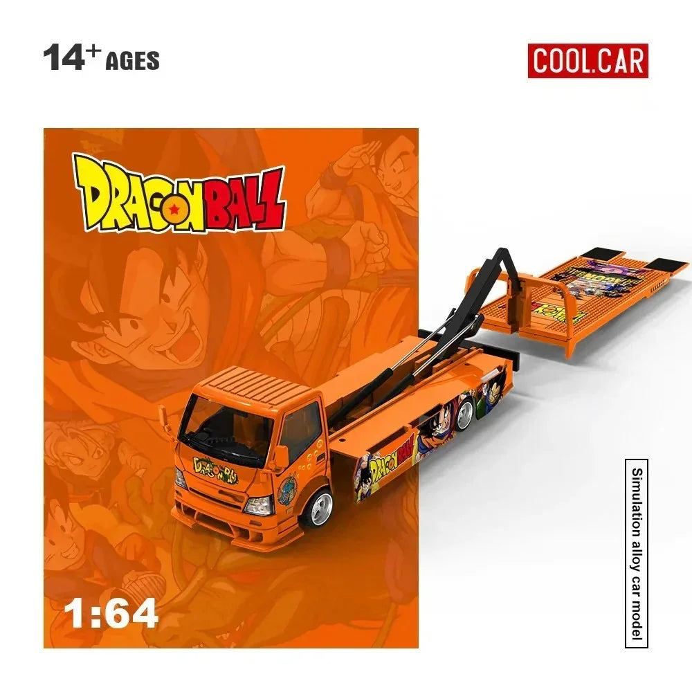 Hino H300 Transport Trailer - Dragon Ball Livery, 1:64 Scale — image 5