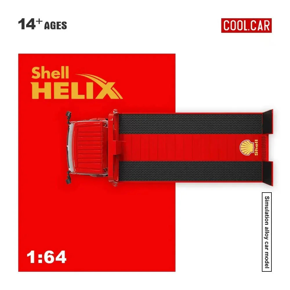 Hino H300 Transport Trailer - Shell Helix Livery, 1:64 Scale — image 3