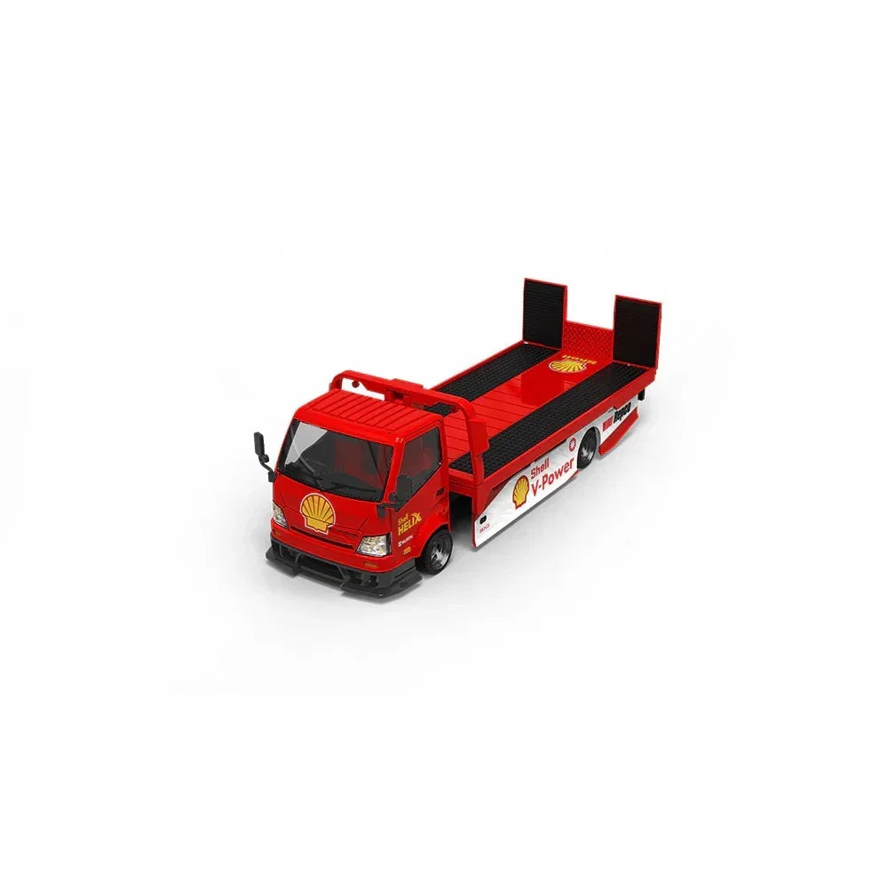 Hino H300 Transport Trailer - Shell Helix Livery, 1:64 Scale — image 1