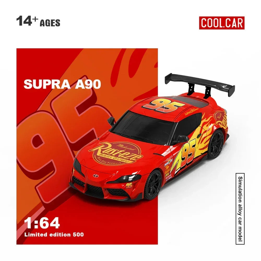 A-Speedmaster A90-Lightning McQueen Livery Job(Limited Edition 500), 1:64 Scale — image 1