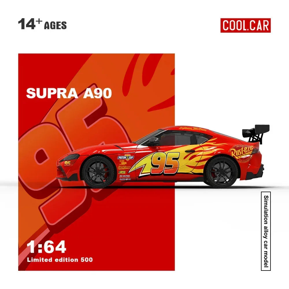 A-Speedmaster A90-Lightning McQueen Livery Job(Limited Edition 500), 1:64 Scale — image 2