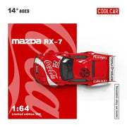Cool Car-Mazda RX-7 Red Coca-Cola(Limited Figure Edition 500), 1:64 Scale — image 2