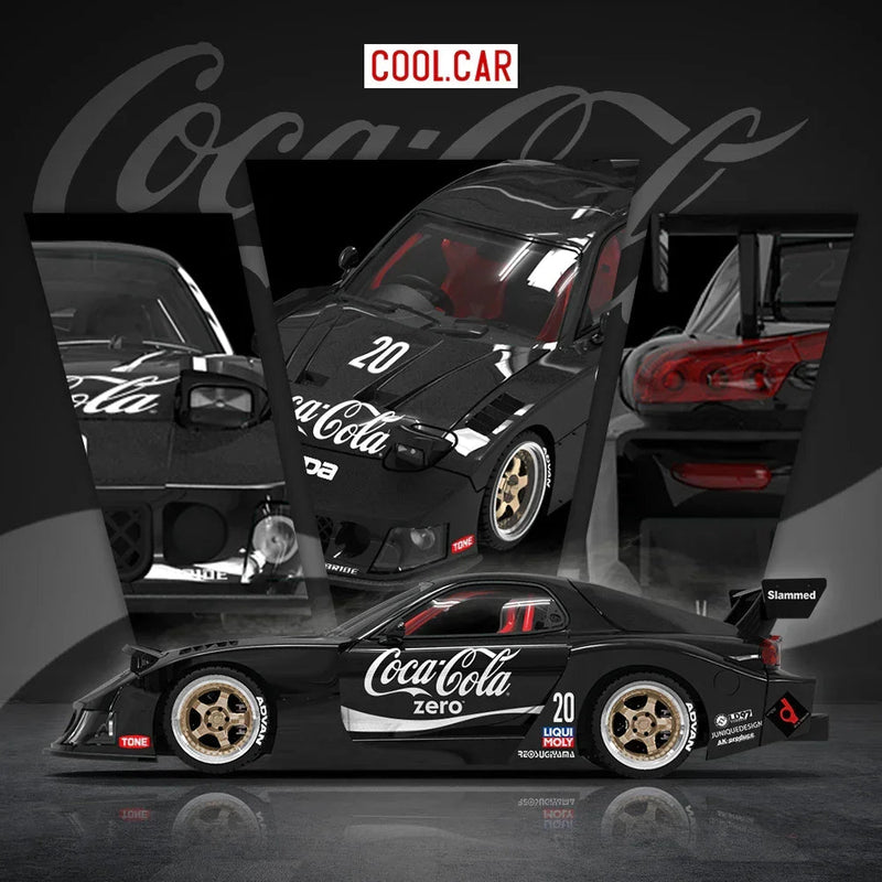 Cool Car - Mazda RX-7 Black Coca-Cola(Figure Edition 500), 1:64 Scale — image 2