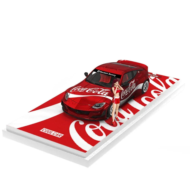 Cool Car-Nissan 400Z-Metallic Red Coca-Cola(Limited Figure Edition 500), 1:64 Scale — image 2