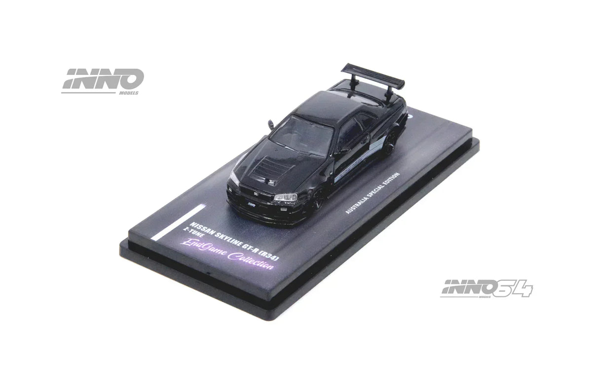 Nissan Skyline GT-R (R34) Z-Tune "Endgame" Australia Special Edition(Purple) (Chanse of Black Pearl Chase Car), 1:64 Scale — image 6
