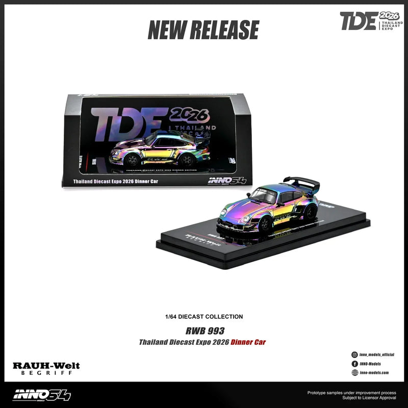 *TDE 2026* RWB 993 Dinner Edition & Top Secret GT300 Supra Special Events (Dinner Set), 1:64 Scale — image 1