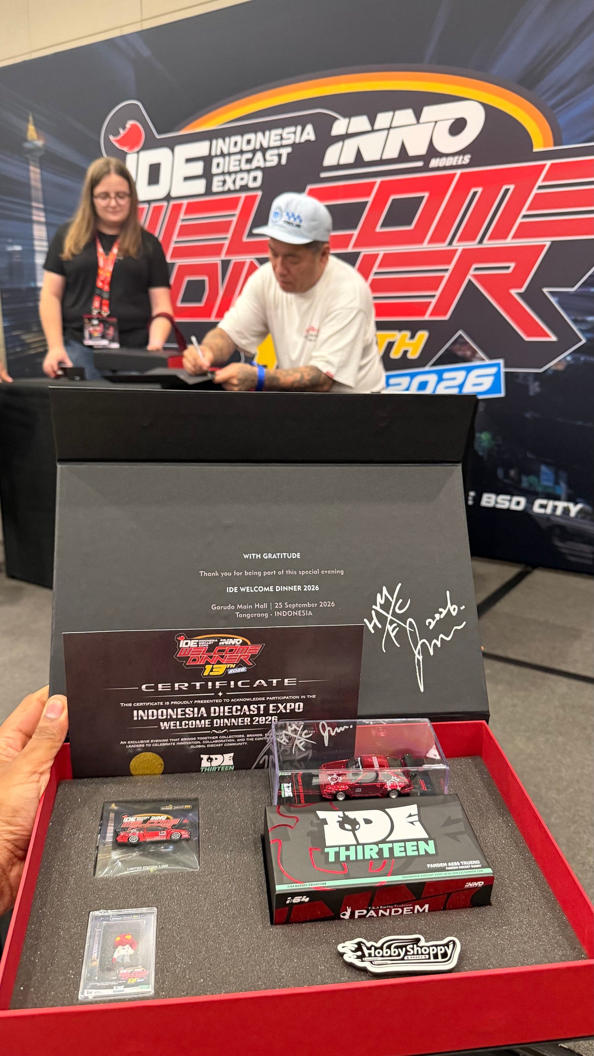 *IDE 2026* Pandem AE86 Trueno Metallic Red PandeM Livery (Welcome Dinner Car), 1:64 Scale — image 7