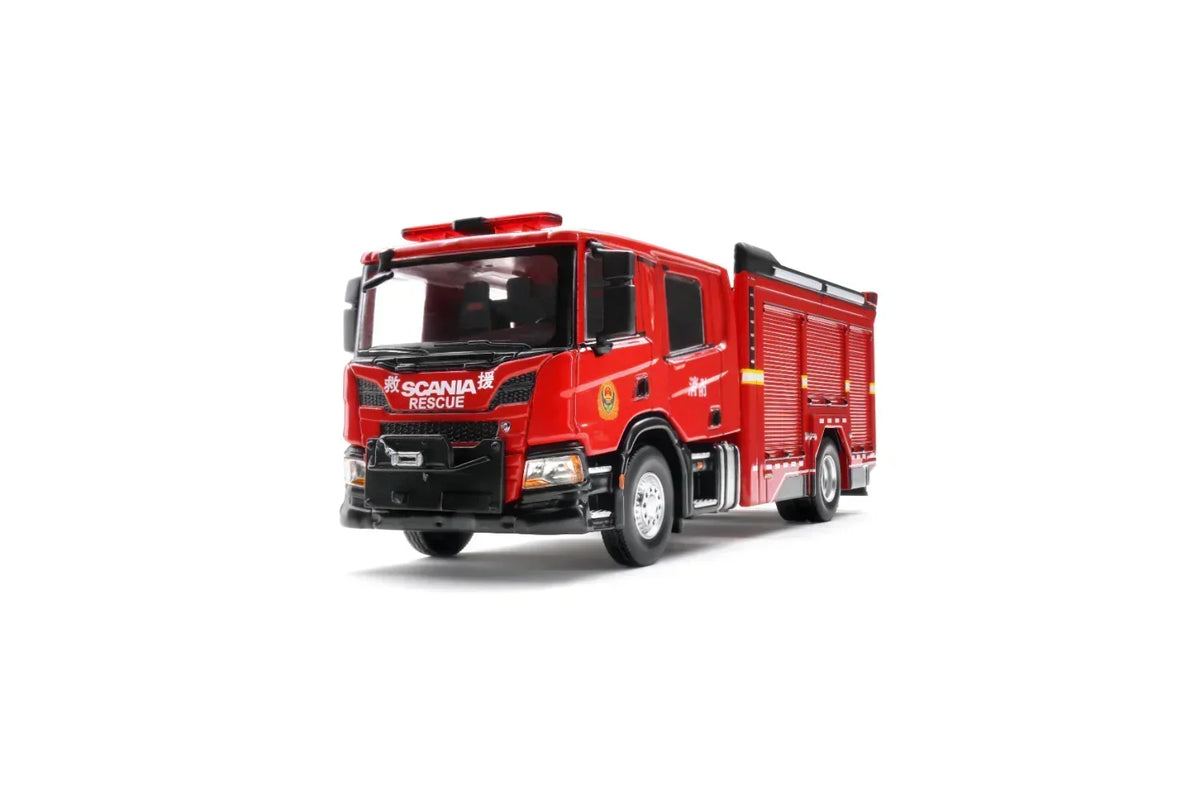 *HEC 2026* Scania Urban Main Battle Fire Truck, 1:64 Scale (Red) — image 8