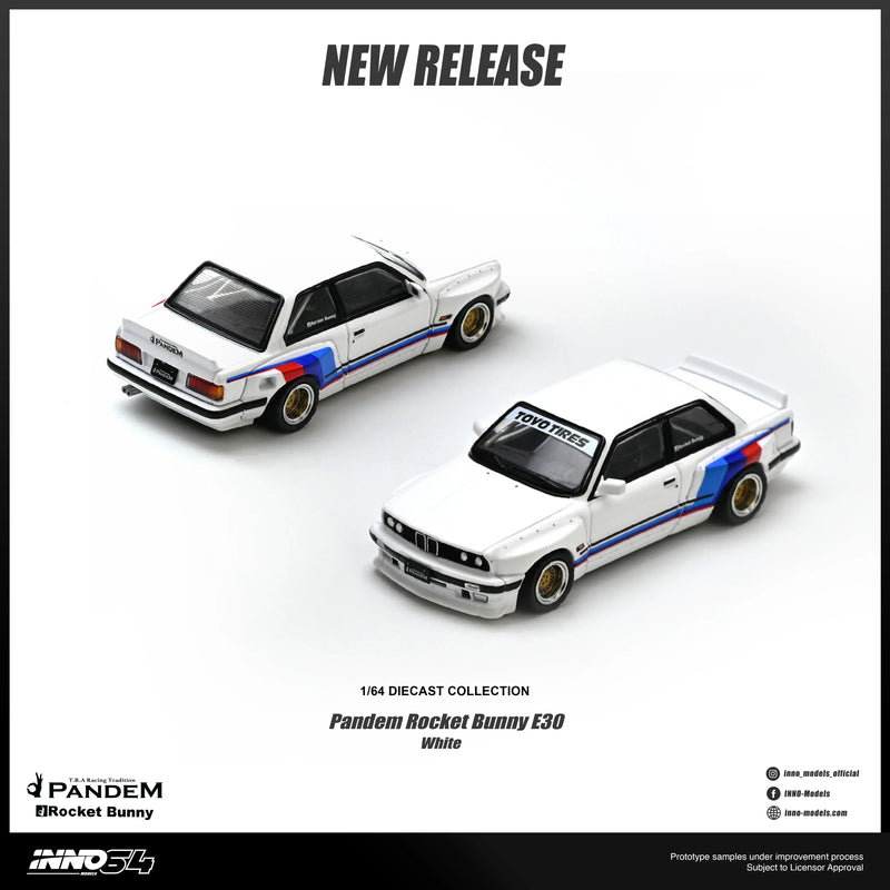 *PRE-ORDER* Pandem Rocket Bunny E30 , 1:64 Scale (White) — image 1