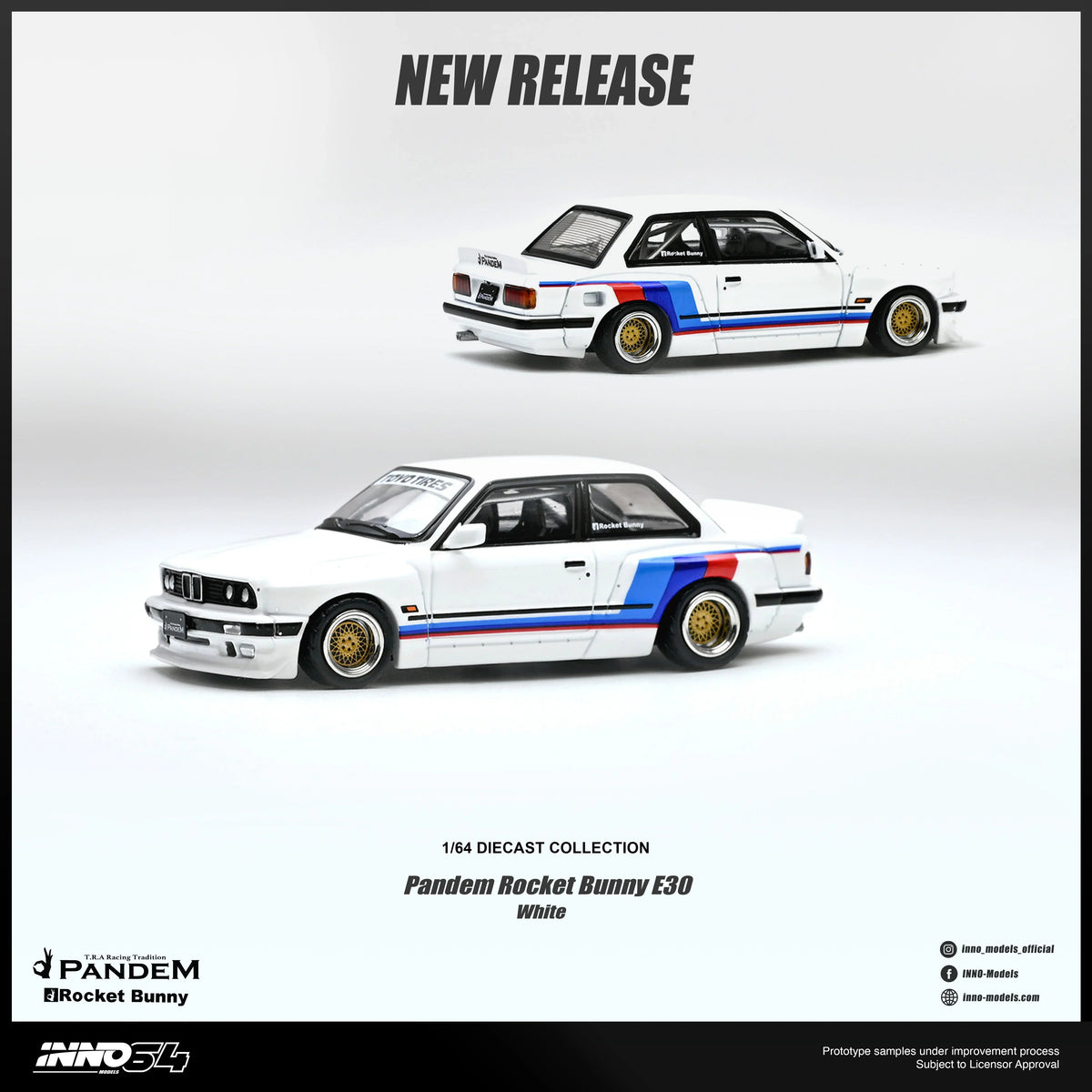 *PRE-ORDER* Pandem Rocket Bunny E30 , 1:64 Scale (White) — image 2