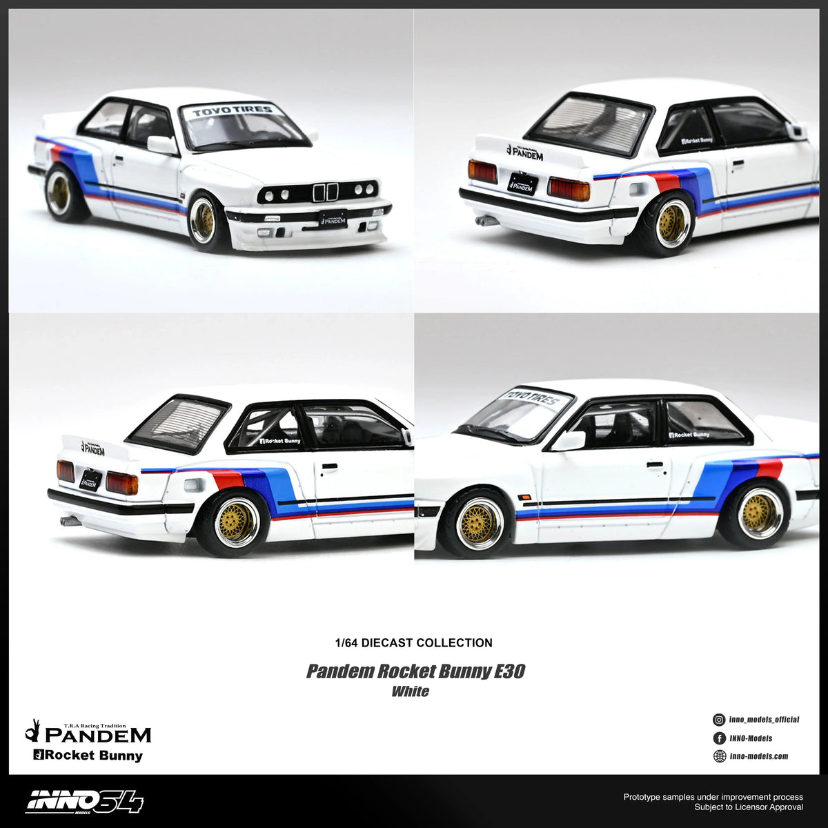 *PRE-ORDER* Pandem Rocket Bunny E30 , 1:64 Scale (White) — image 5