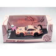 *PRE-ORDER* Porsche diecast RWB930 GT Wing Pink Pig (Open-Engin & Rear Hoods+Doors, Visible Engine), 1:64 Scale — image 5