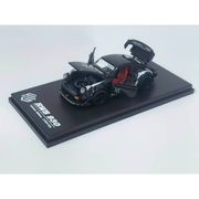 *PRE-ORDER* Porsche diecast RWB930 GT Wing Baphomet Black (Open-Engin & Rear Hoods+Doors, Visible Engine), 1:64 Scale — image 2
