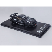 *PRE-ORDER* Porsche diecast RWB930 GT Wing Baphomet Black (Open-Engin & Rear Hoods+Doors, Visible Engine), 1:64 Scale — image 3