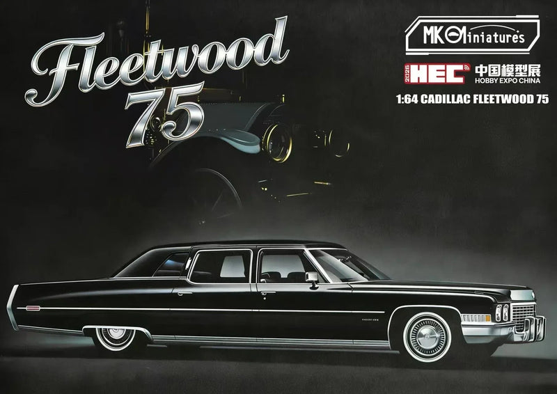 *HEC 2026* Cadillac Fleetwood 75, 1:64 Scale (Black) — image 2