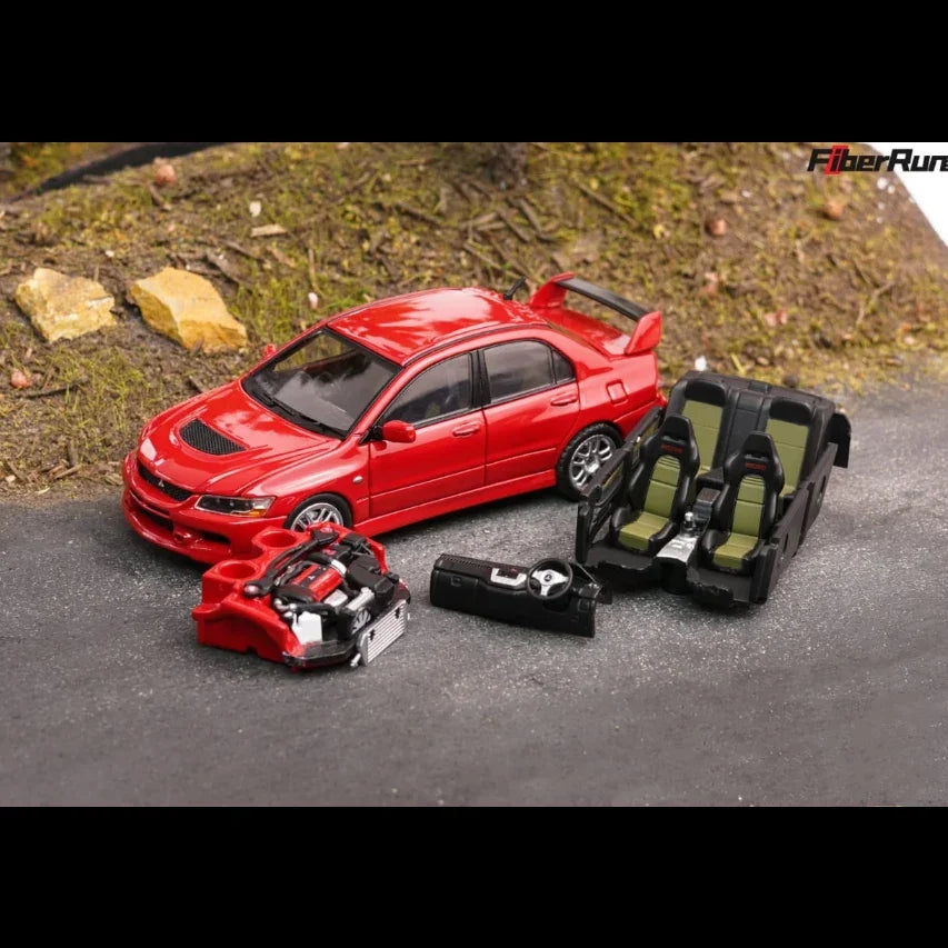 *PRE-ORDER* LANCER EVOLUTION IX EVO 9, 1:64 Scale (Red) — image 1