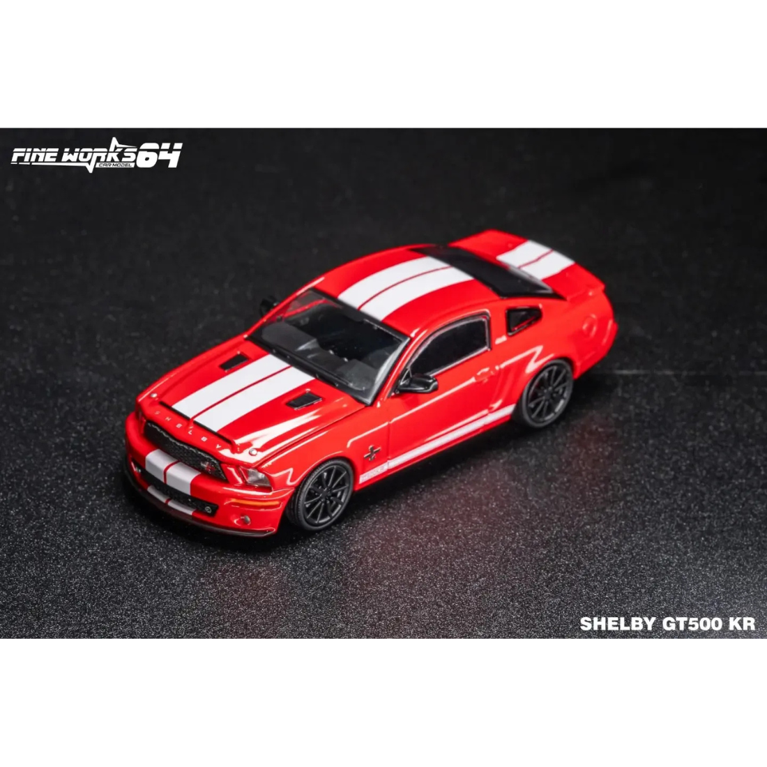 Mustang Shelby GT500, 1:64 Scale (Red) — image 1