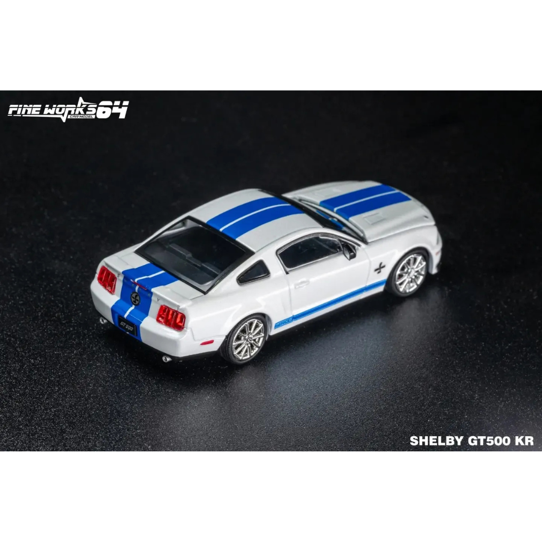 Mustang Shelby GT500, 1:64 Scale (White) — image 3
