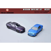 Nissan R32 Active Garage (Limited to 164 of 999), 1:64 Scale (Purple) — image 1