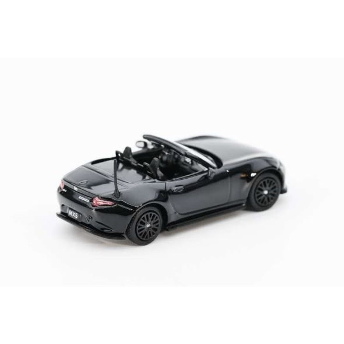 *PRE-ORDER* Mazda MX-5 Roadster RF 2024 – Black – Includes 1 Electroplated Grey Chase Car per Carton, 1:64 Scale — image 3